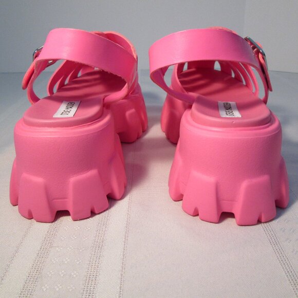 Steve Madden Echo Fisherman Sandal Hot Pink Sz 7 - Picture 8 of 11
